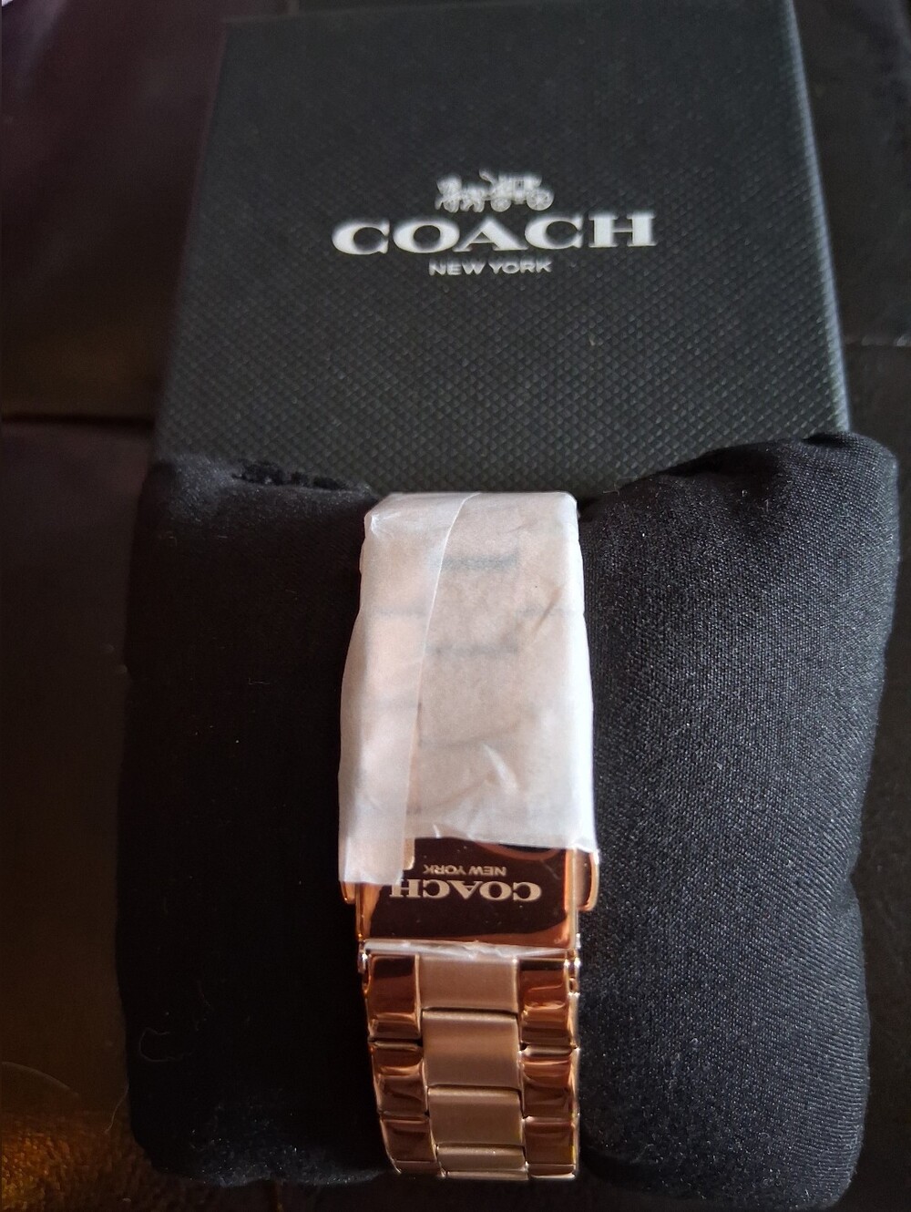 Coach Gold Watch With Crystals-NWT, Free Shipping - Picture 5 of 6